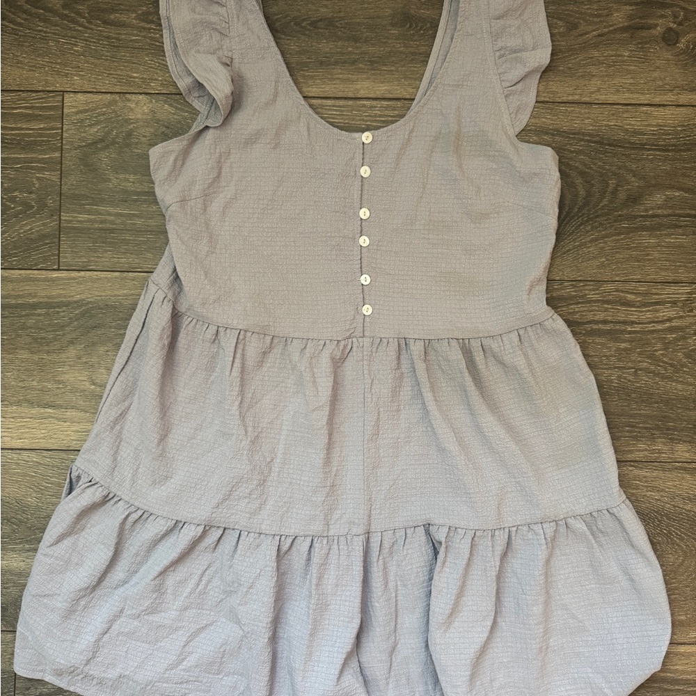 Charming Gray Kids Dress